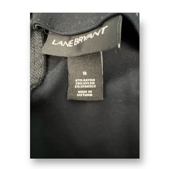 Lane Bryant Black Pencil Skirt Size 18 - Picture 2 of 6